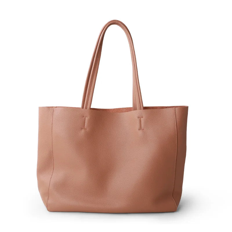 Bordeaux, cabas en cuir véritable, ligne luxe, vue produit 26 (26 sur 27)