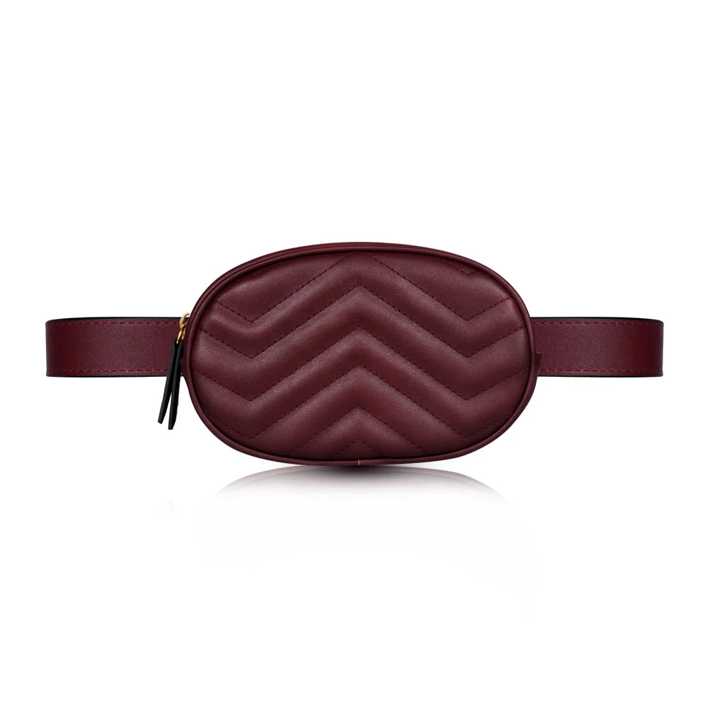 Vaulx-en-Velin, sac banane simili cuir, ceinture ronde, vue produit 8 (8 sur 13)
