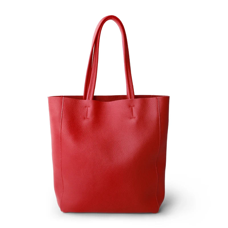 Bordeaux, cabas en cuir véritable, ligne luxe, vue produit 25 (25 sur 27)