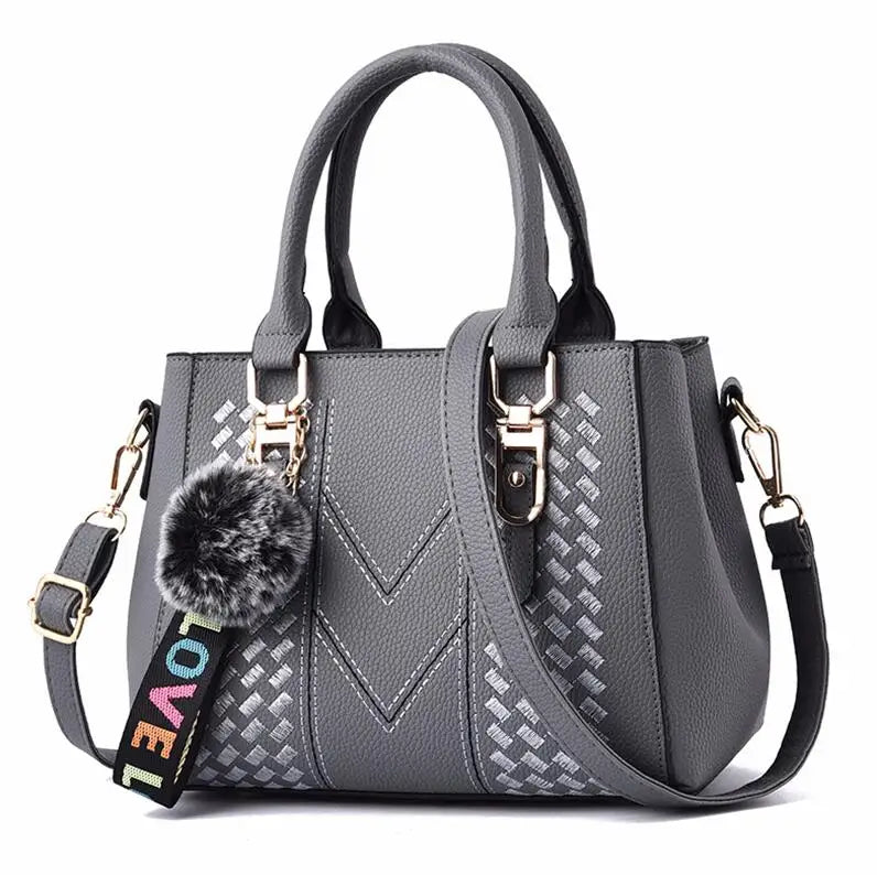 Saint-Cloud - sac structuré gris, vue de face