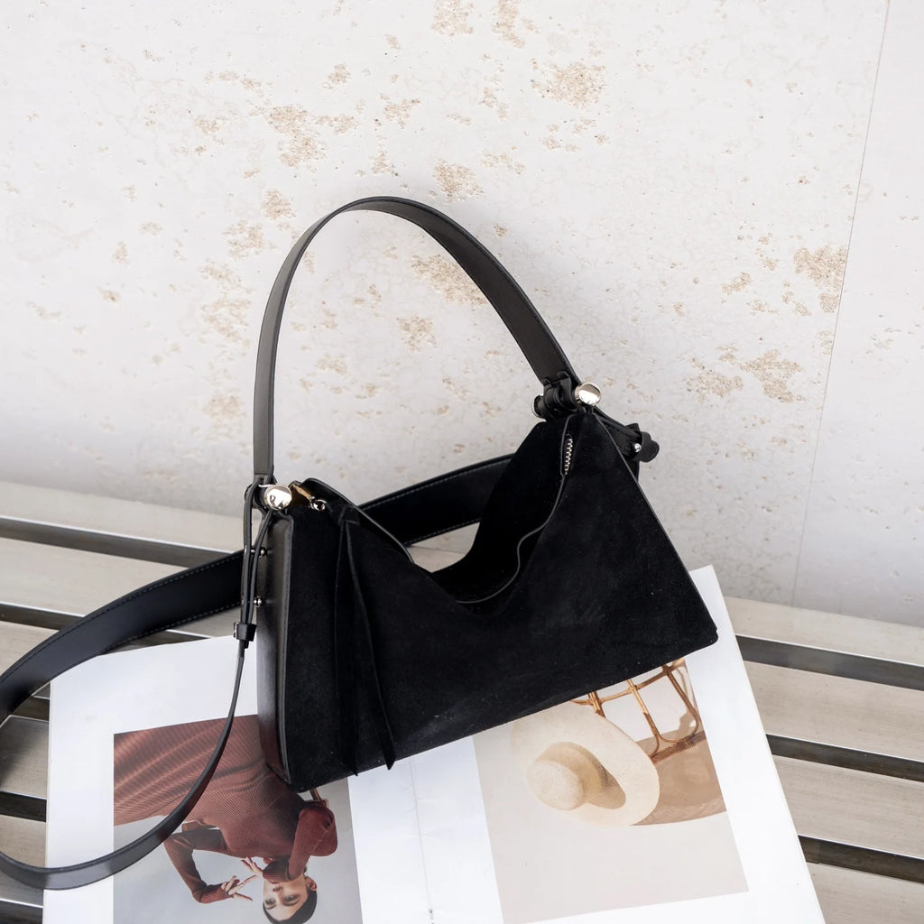 Saint-Louis, sac à main en cuir véritable, ligne luxe, vue produit 9 (9 sur 16)