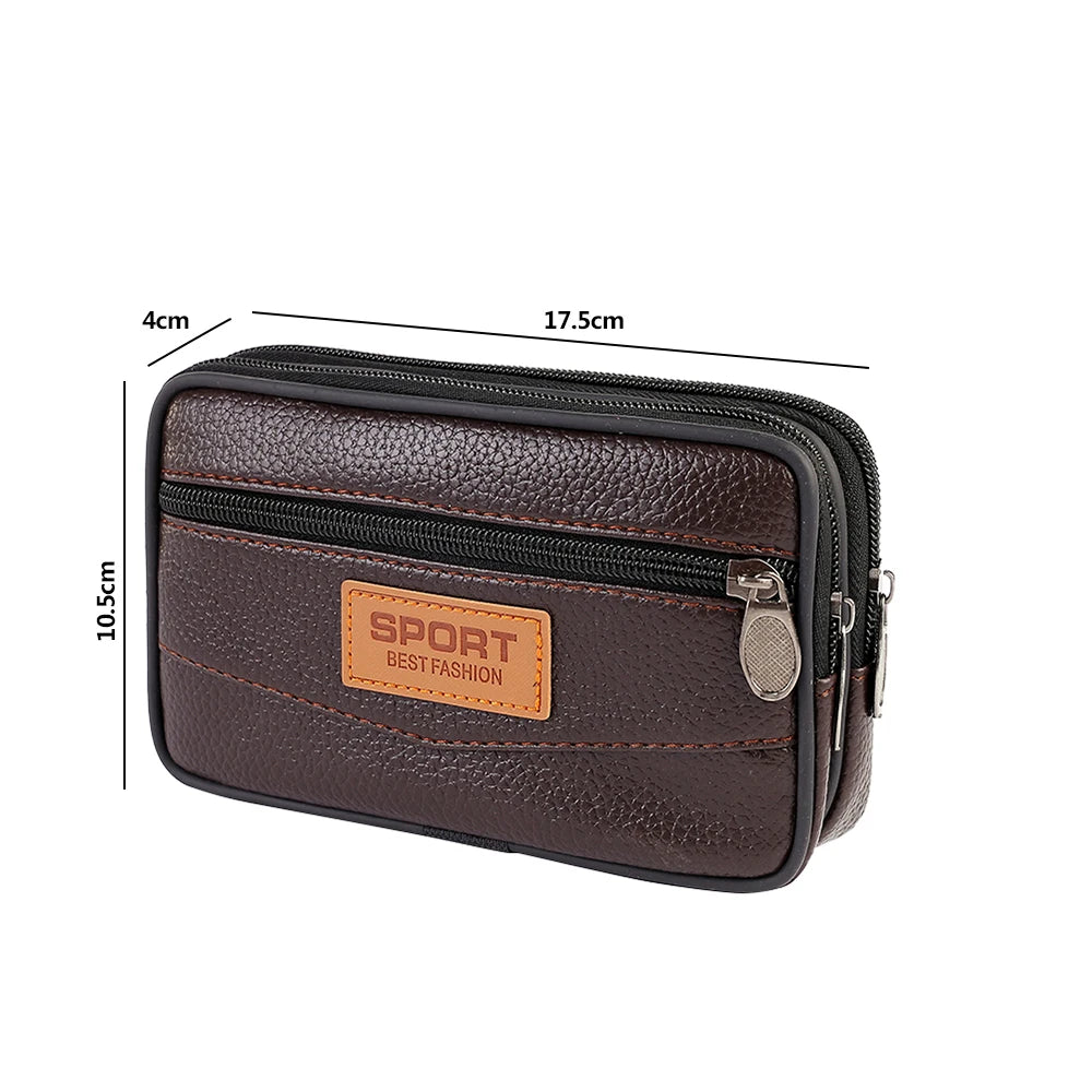 Poissy — Réf. 14 — Pochette horizontale — Marron — vue du produit