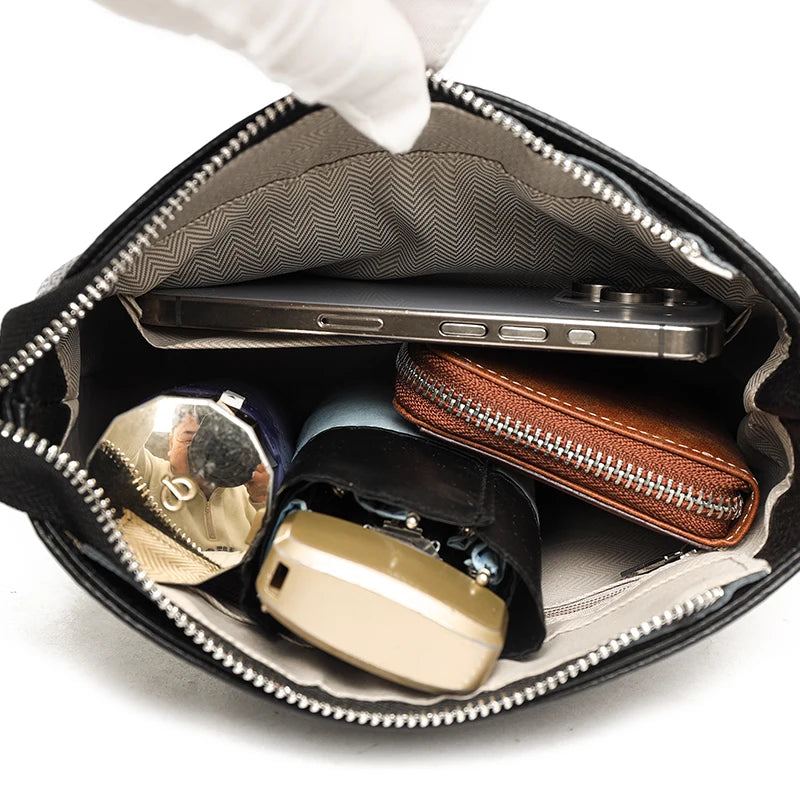 Meaux, sac à main en cuir de vachette, ligne quotidienne, vue produit 6 (6 sur 11)