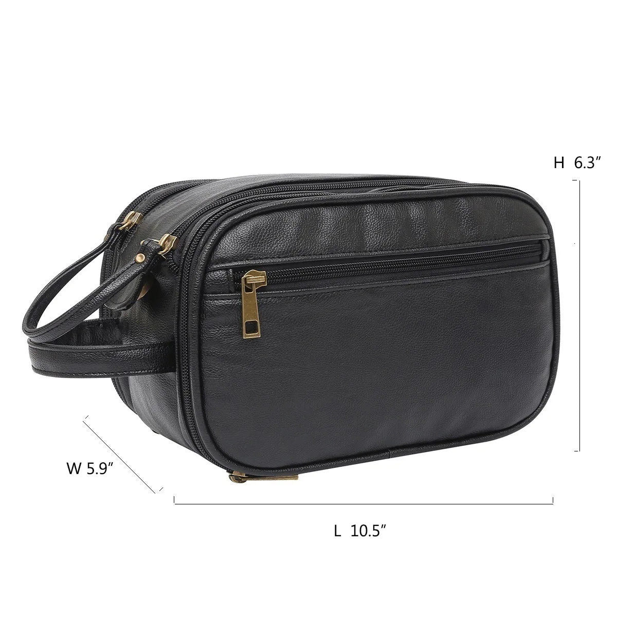 Saint-Martin-d'Hères, trousse de rasage simili cuir, grand format, vue produit 2 (2 sur 8)