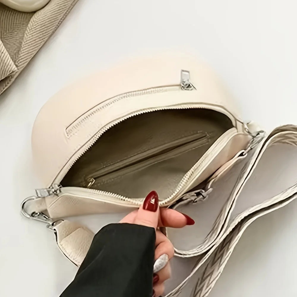 Laval, sac banane simili cuir souple, forme selle, vue produit 6 (6 sur 9)
