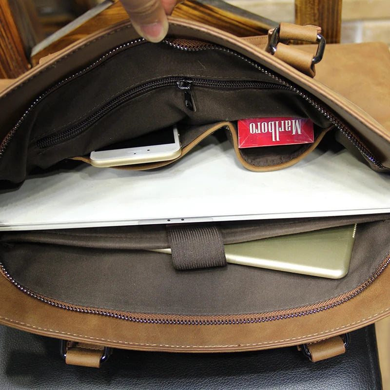 Nancy, mallette d'affaires simili cuir, 14 pouces, vue produit 5 (5 sur 9)