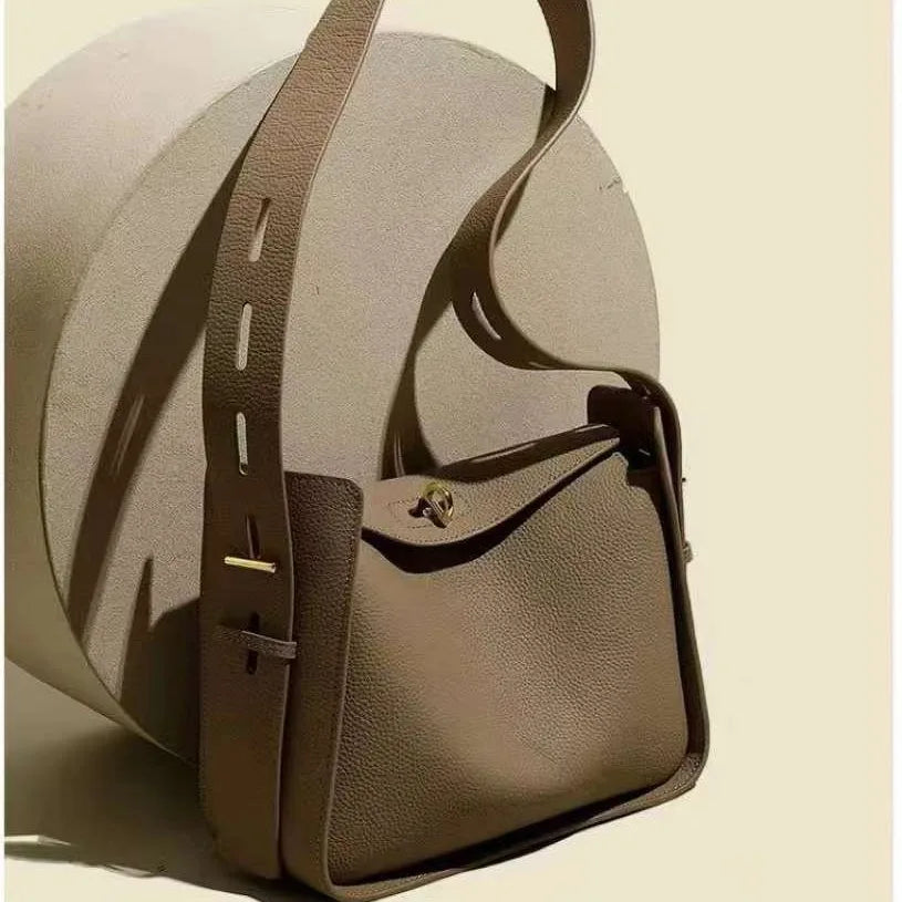 Saint-Louis, sac à main en cuir véritable, ligne luxe, vue produit 2 (2 sur 16)