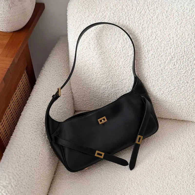 Nice, cabas en croûte de cuir, boucle ceinture, photo principale (1 sur 14)