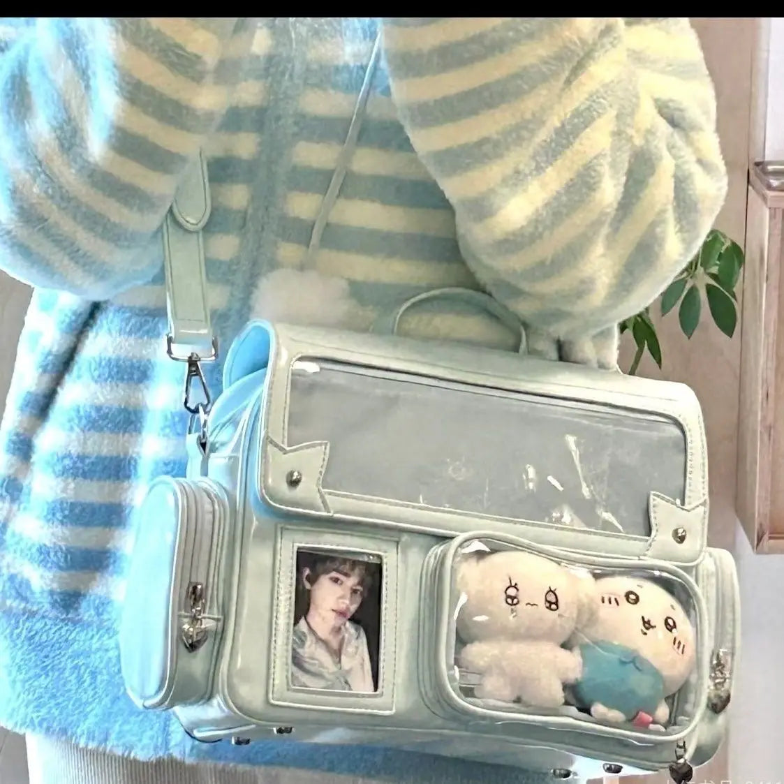 Sarcelles, sac à dos simili cuir, format carré japonais, vue produit 11 (11 sur 13)