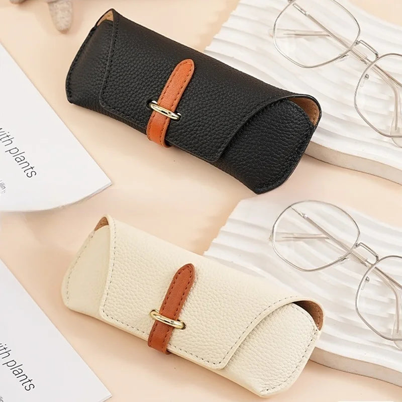 Le Havre, étui à lunettes de soleil simili cuir, ligne rétro, vue produit 11 (11 sur 11)