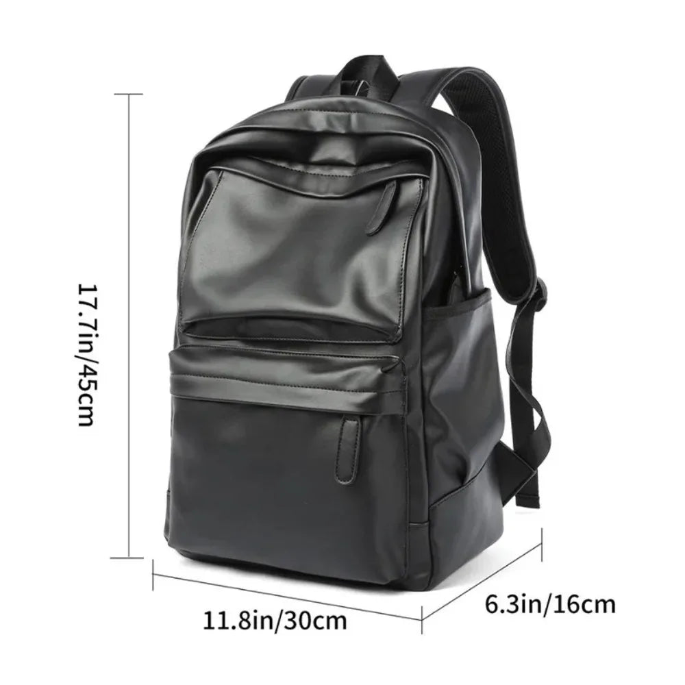 Villejuif, sac à dos simili cuir, imperméable, vue produit 2 (2 sur 6)