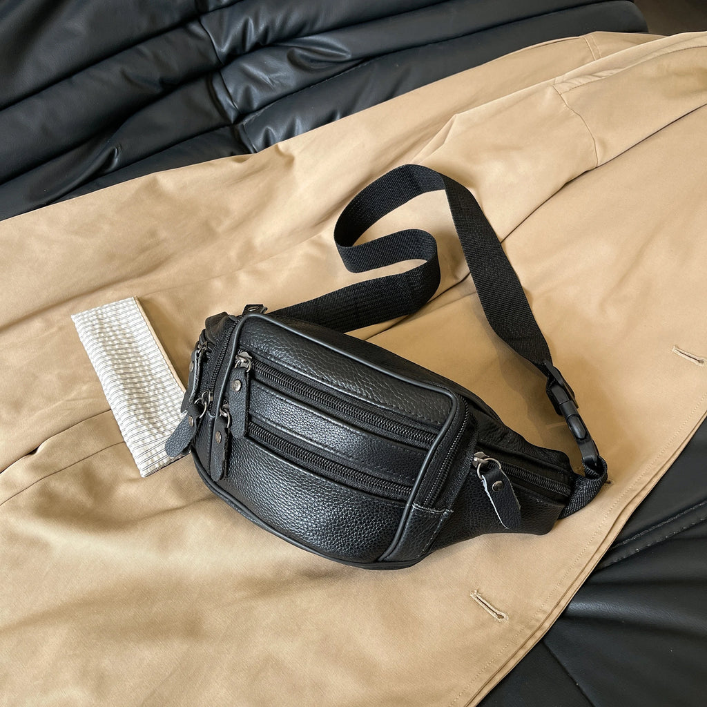 Sevran, sac banane simili cuir, port décontracté, vue produit 5 (5 sur 8)