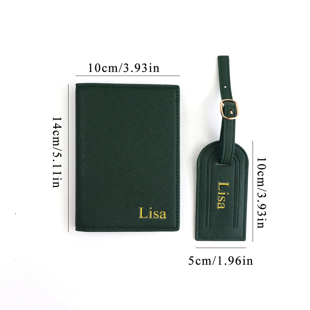 La Rochelle, porte-passeport et étiquette bagage, nom personnalisable, vue produit 6 (6 sur 18)