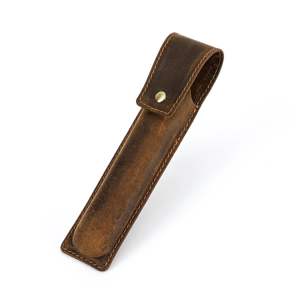 Antibes, porte-stylo en cuir de vache fait main, 1 à 3 stylos, vue produit 9 (9 sur 9)