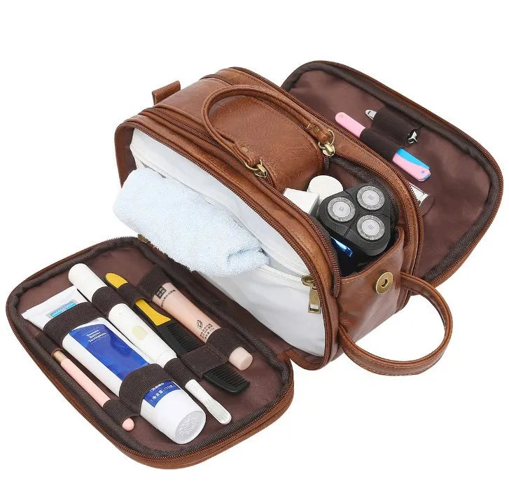 Saint-Martin-d'Hères, trousse de rasage simili cuir, grand format, vue produit 8 (8 sur 8)