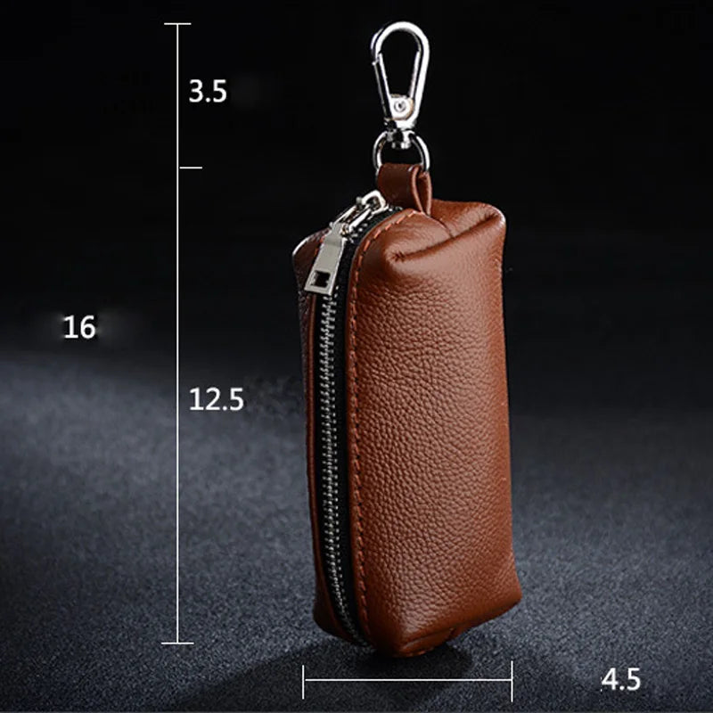 Colombes, pochette porte-clés de voiture en cuir véritable, photo principale (1 sur 9)