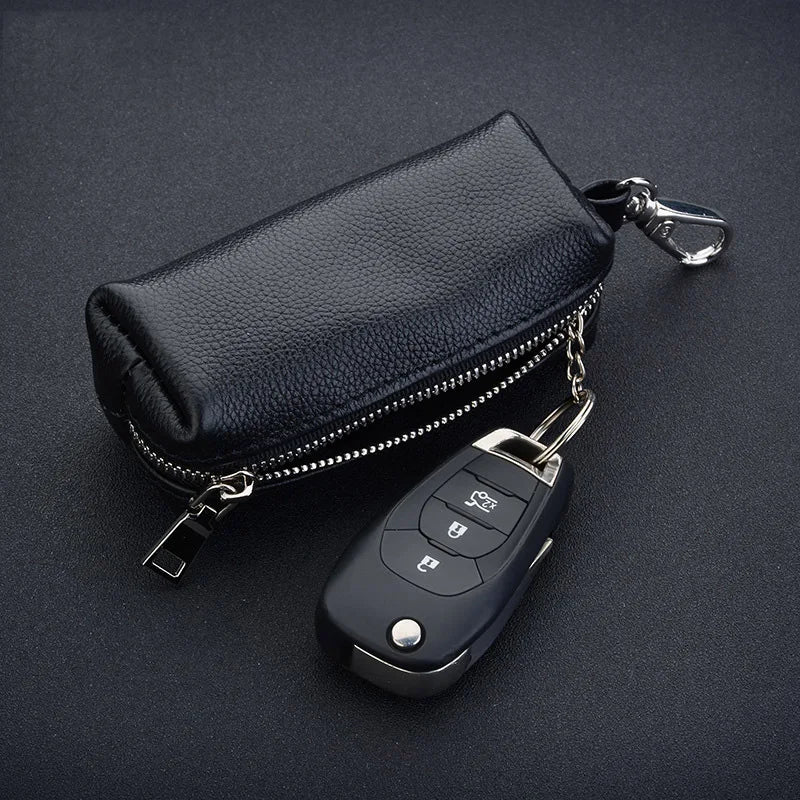 Colombes, pochette porte-clés de voiture en cuir véritable, vue produit 5 (5 sur 9)