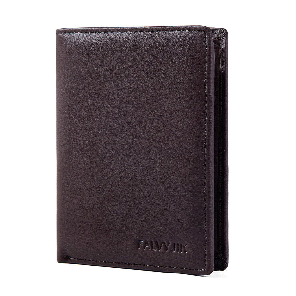 Mamoudzou, portefeuille en cuir véritable, porte-monnaie zippé, vue produit 10 (10 sur 12)