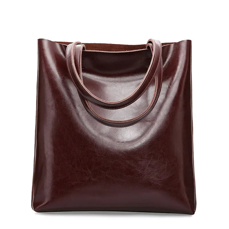 Blois, sac cabas en cuir véritable, fermeture zippée, vue produit 9 (9 sur 10)