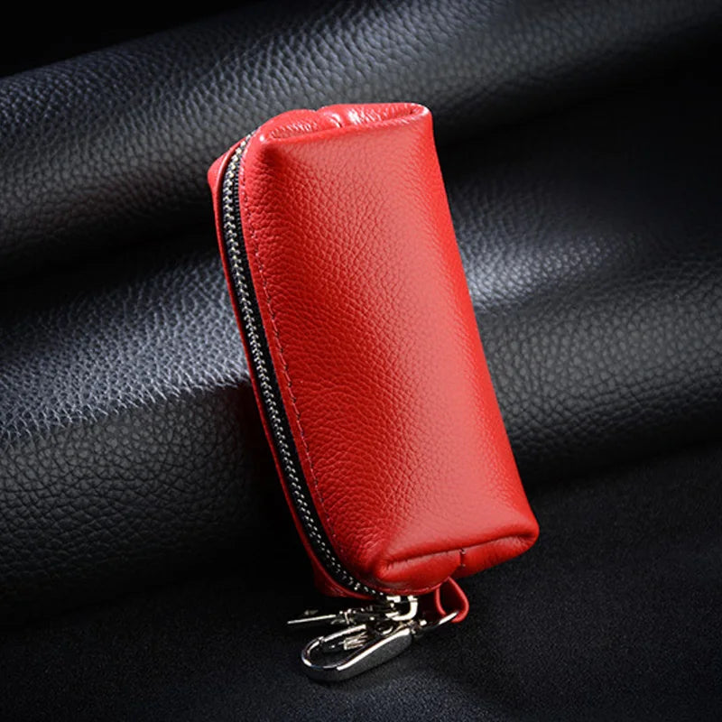 Colombes, pochette porte-clés de voiture en cuir véritable, vue produit 4 (4 sur 9)