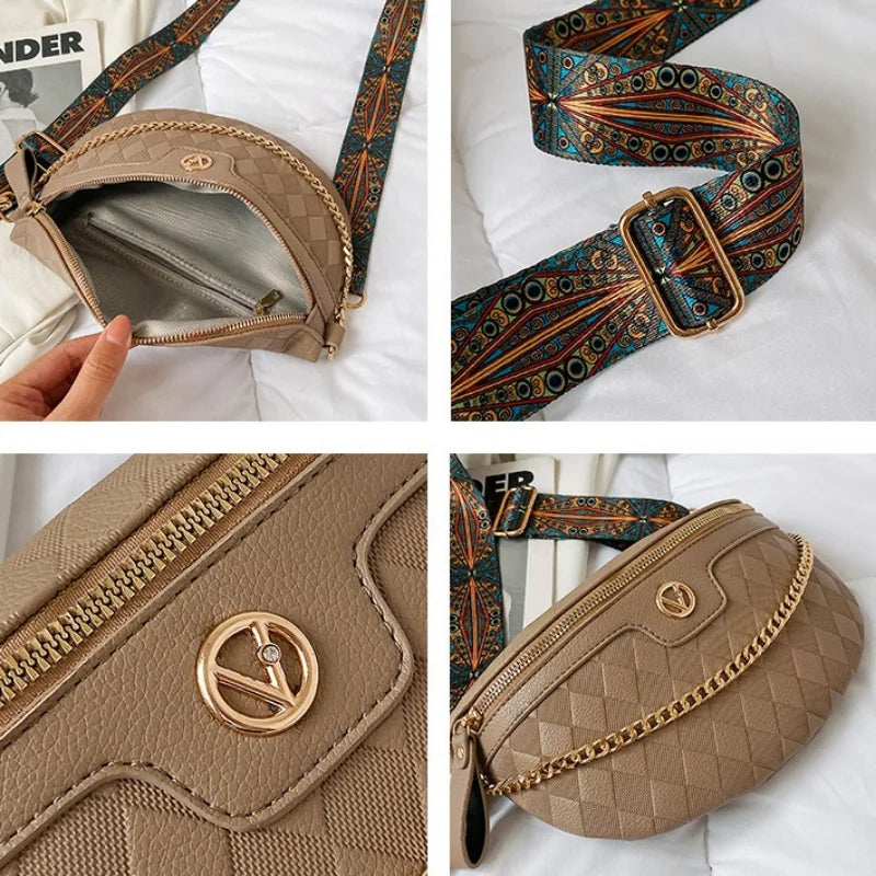 Massy, sac banane simili cuir, sangle large, vue produit 5 (5 sur 9)