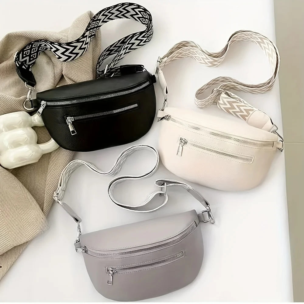 Laval, sac banane simili cuir souple, forme selle, vue produit 3 (3 sur 9)