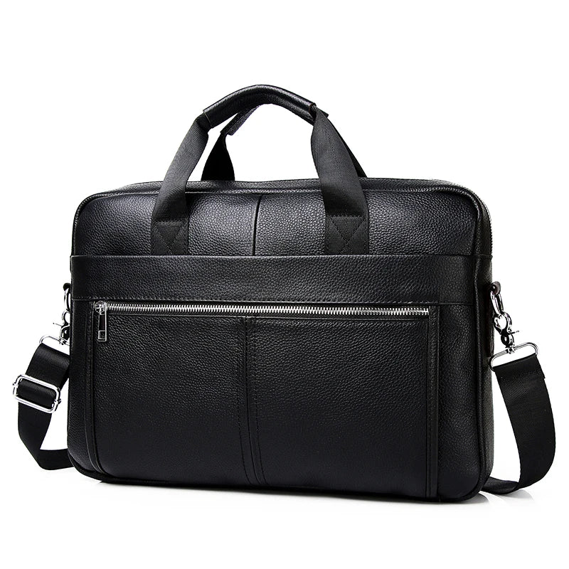 Béziers, porte-documents en cuir véritable, ordinateur 15 pouces, vue produit 8 (8 sur 8)
