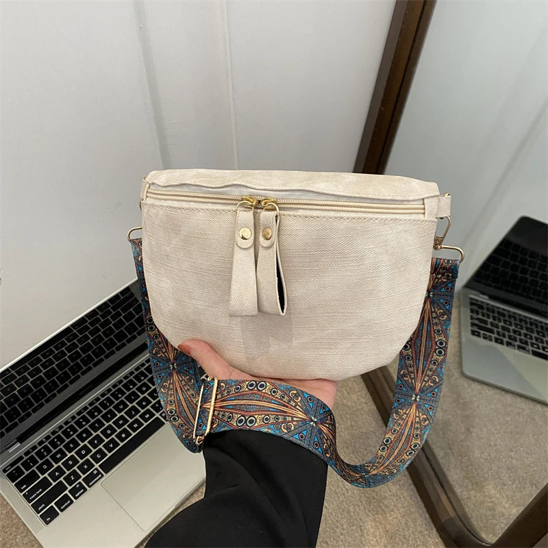 Sartrouville, sac banane simili cuir, ligne hobo, vue produit 9 (9 sur 9)
