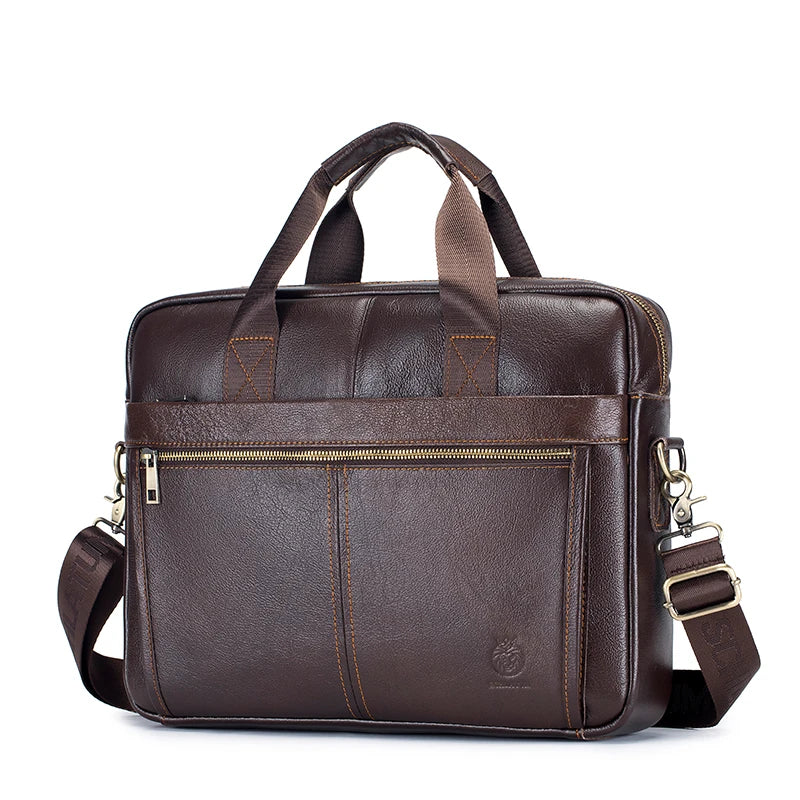 Béziers, porte-documents en cuir véritable, ordinateur 15 pouces, vue produit 7 (7 sur 8)
