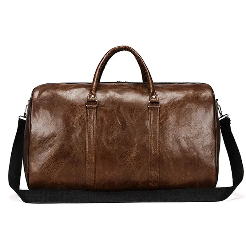Annecy, grand sac de sport simili cuir, format week-end, vue produit 10 (10 sur 12)