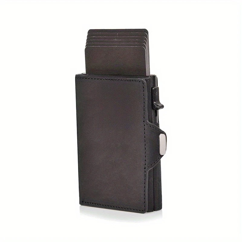 Saint-Pierre, porte-cartes pop-up en cuir véritable, blocage rfid, vue produit 10 (10 sur 10)