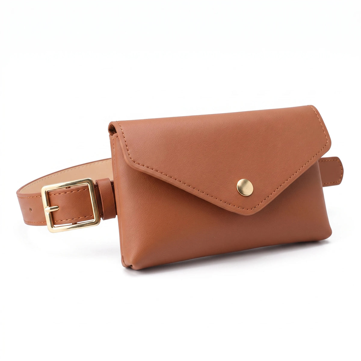 Albi - sac banane orange, packshot sur fond blanc