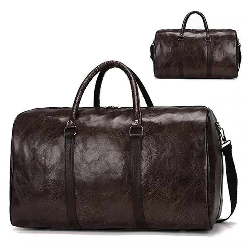 Annecy, grand sac de sport simili cuir, format week-end, vue produit 8 (8 sur 12)