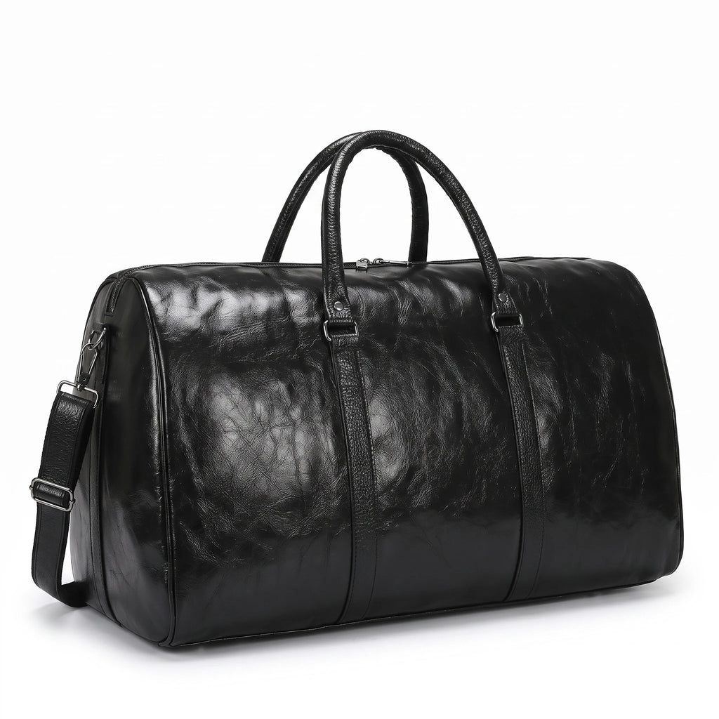 Annecy - sac de sport noir, packshot sur fond blanc