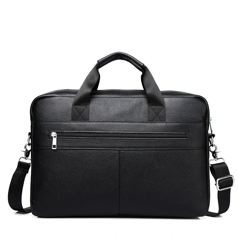 Béziers, porte-documents en cuir véritable, ordinateur 15 pouces, vue produit 3 (3 sur 8)