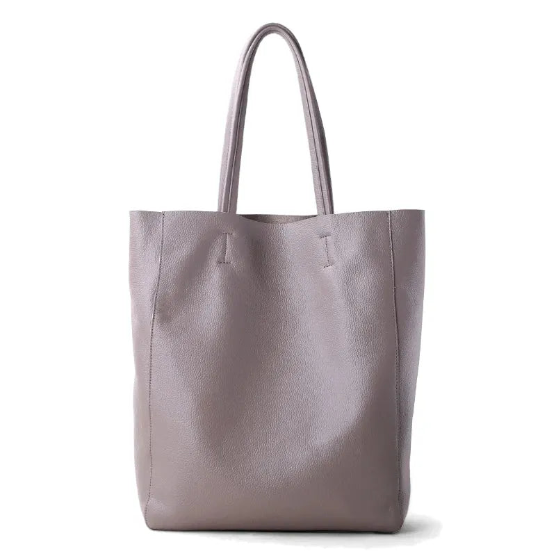 Bordeaux, cabas en cuir véritable, ligne luxe, vue produit 11 (11 sur 27)