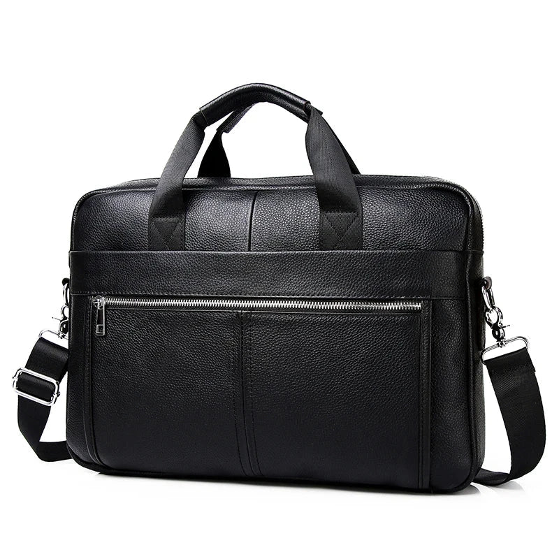 Béziers, porte-documents en cuir véritable, ordinateur 15 pouces, vue produit 8 (8 sur 8)