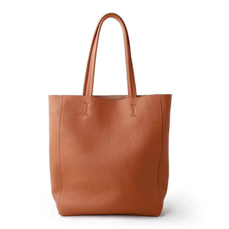 Bordeaux, cabas en cuir véritable, ligne luxe, vue produit 15 (15 sur 27)