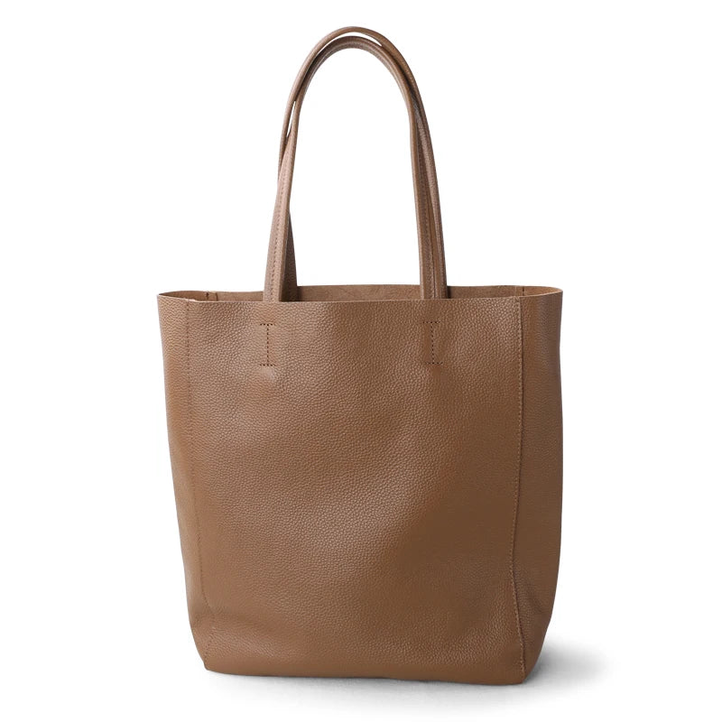 Bordeaux, cabas en cuir véritable, ligne luxe, vue produit 13 (13 sur 27)