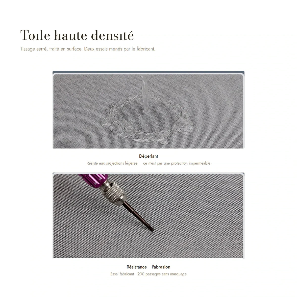 Chartres, sacoche ordinateur simili cuir — toile haute densité, déperlante et résistante à l'abrasion