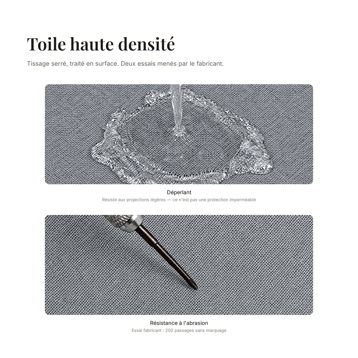 Chartres, sacoche ordinateur simili cuir — toile haute densité, déperlante et résistante à l'abrasion