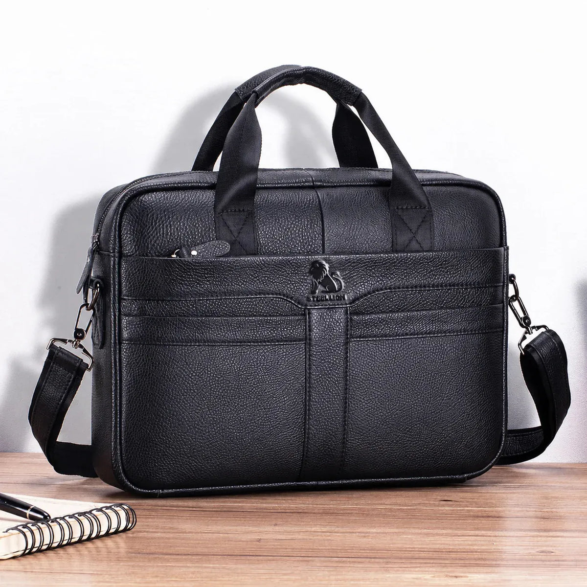 Sacoche 91522 — coloris noir, vue produit sans logo ajouté