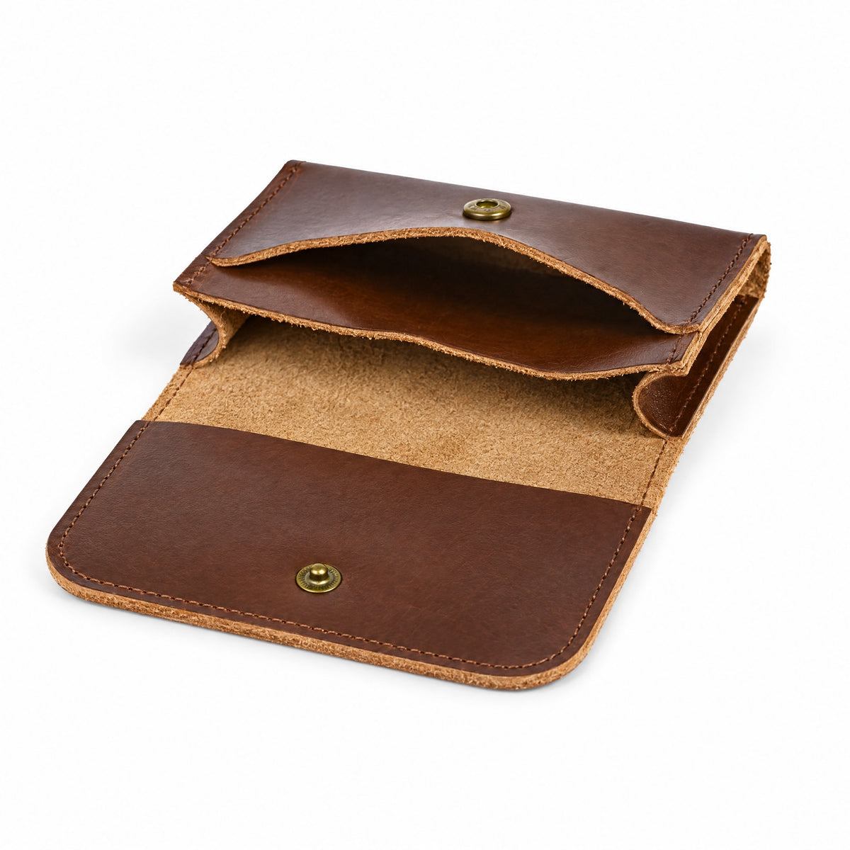Drancy, portefeuille en cuir de vachette, format compact, vue produit 2 (2 sur 7)