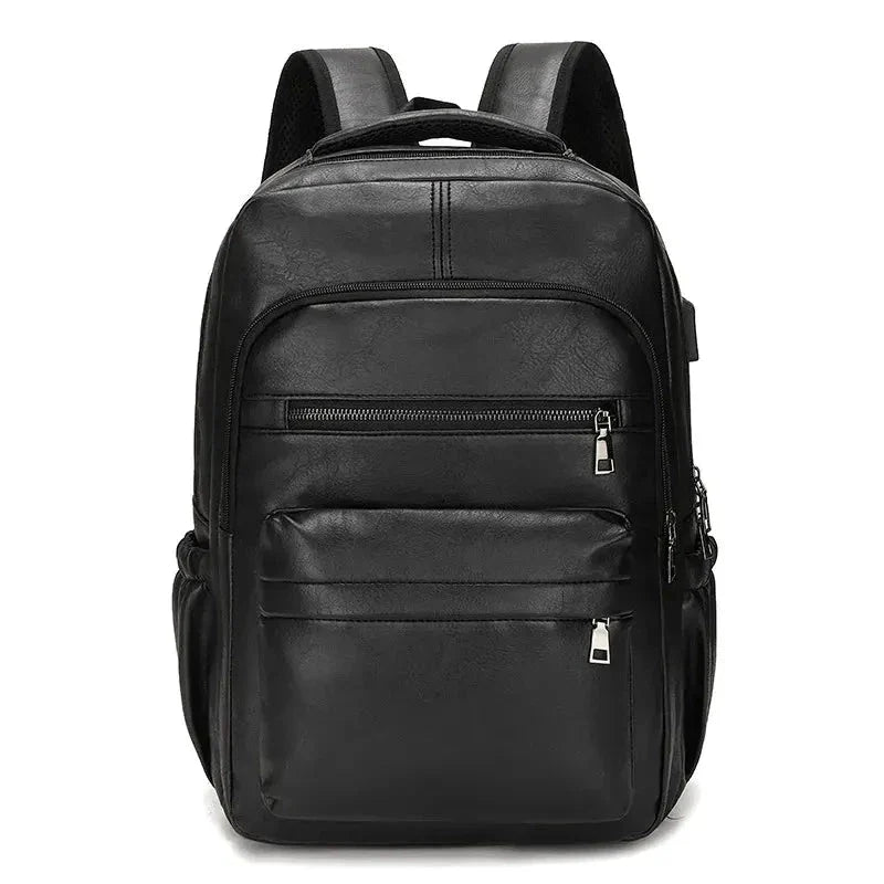Fréjus, sac à dos simili cuir, port usb intégré, vue produit 2 (2 sur 9)