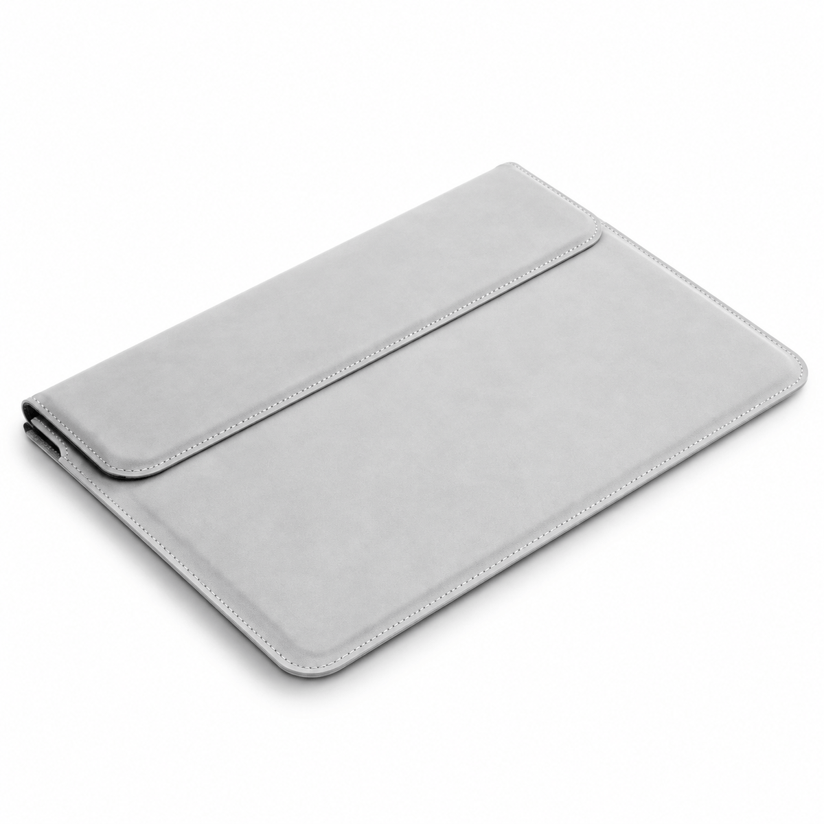 Le Mans — Gris clair — étui ordinateur sur fond blanc