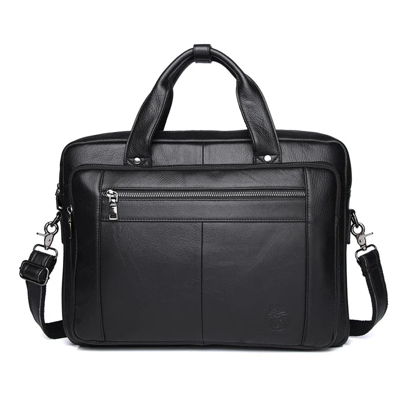 Pau, porte-documents en cuir véritable, ordinateur 16 pouces, vue produit 7 (7 sur 7)