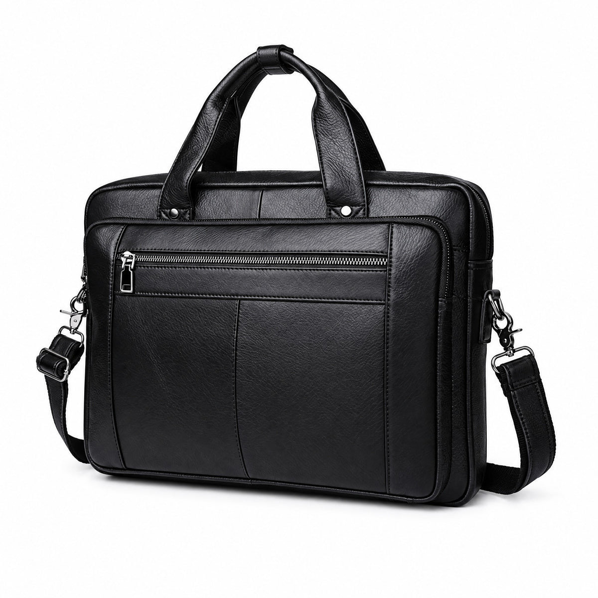 Pau, porte-documents en cuir véritable, ordinateur 16 pouces, vue produit 5 (5 sur 7)