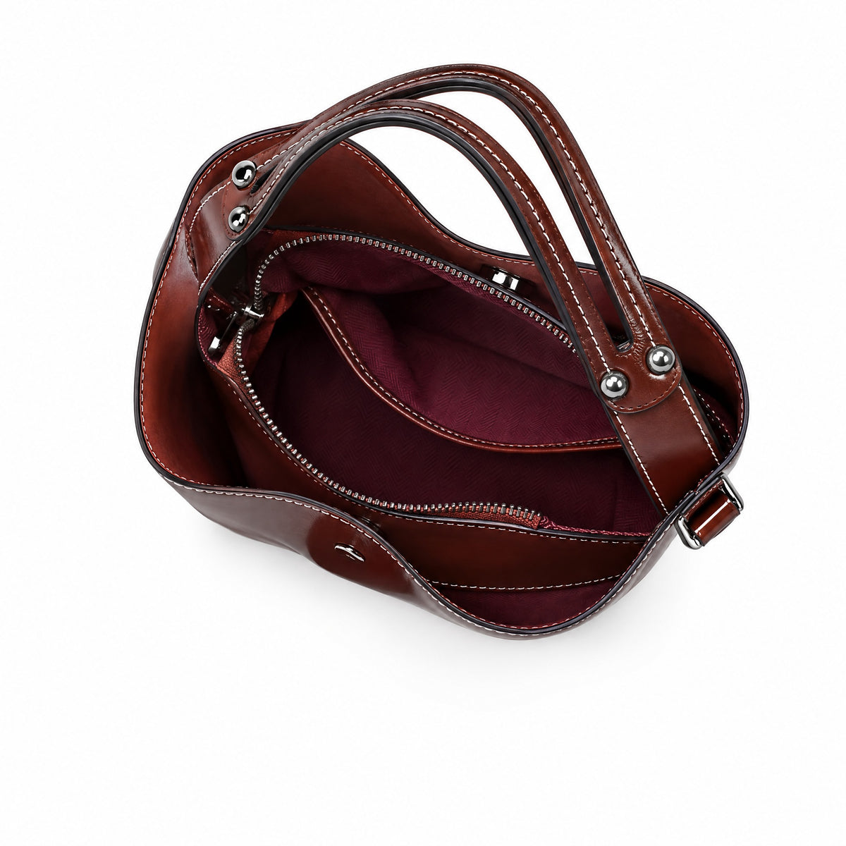 Rezé, sac seau ouvert, intérieur