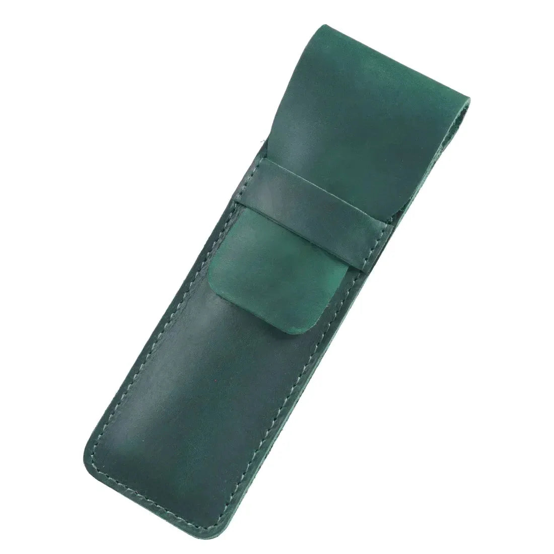 Saint-Maur-des-Fossés, porte-stylo plume en cuir véritable, fait main, vue produit 9 (9 sur 20)