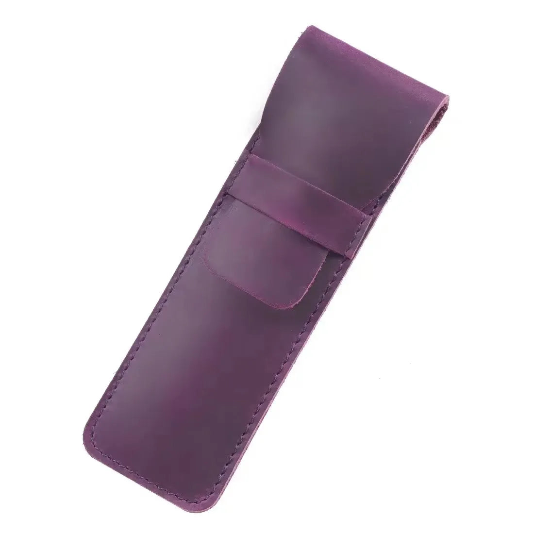 Saint-Maur-des-Fossés, porte-stylo plume en cuir véritable, fait main, vue produit 20 (20 sur 20)